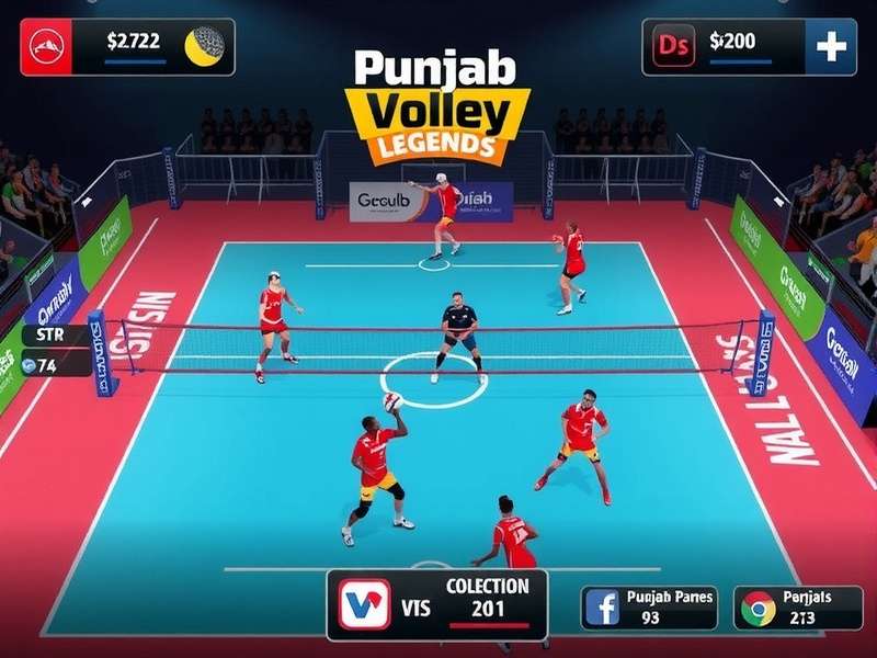 Punjab Volley Legends Multiplayer Gameplay